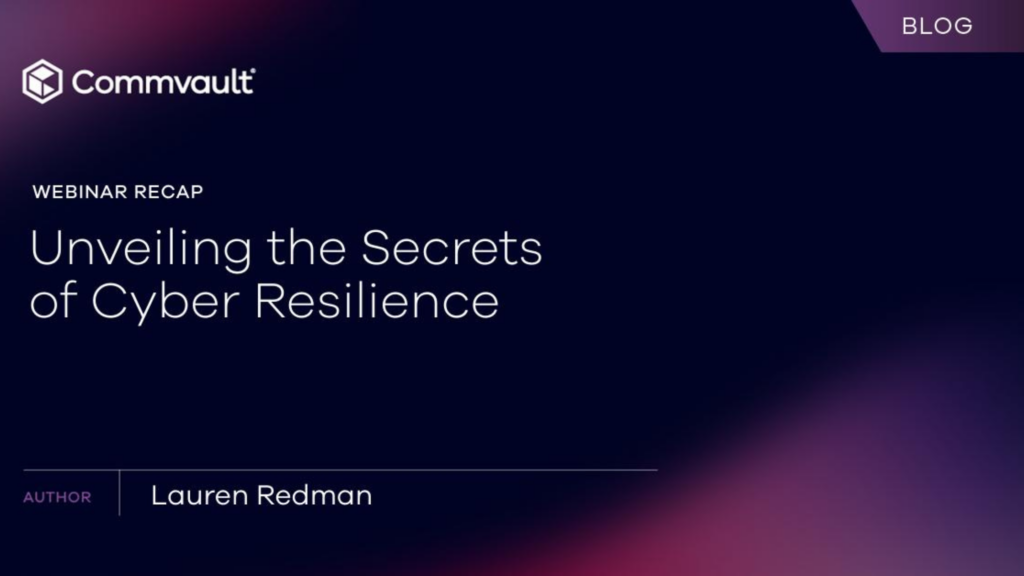 Unveiling the Secrets of Cyber Resilience
