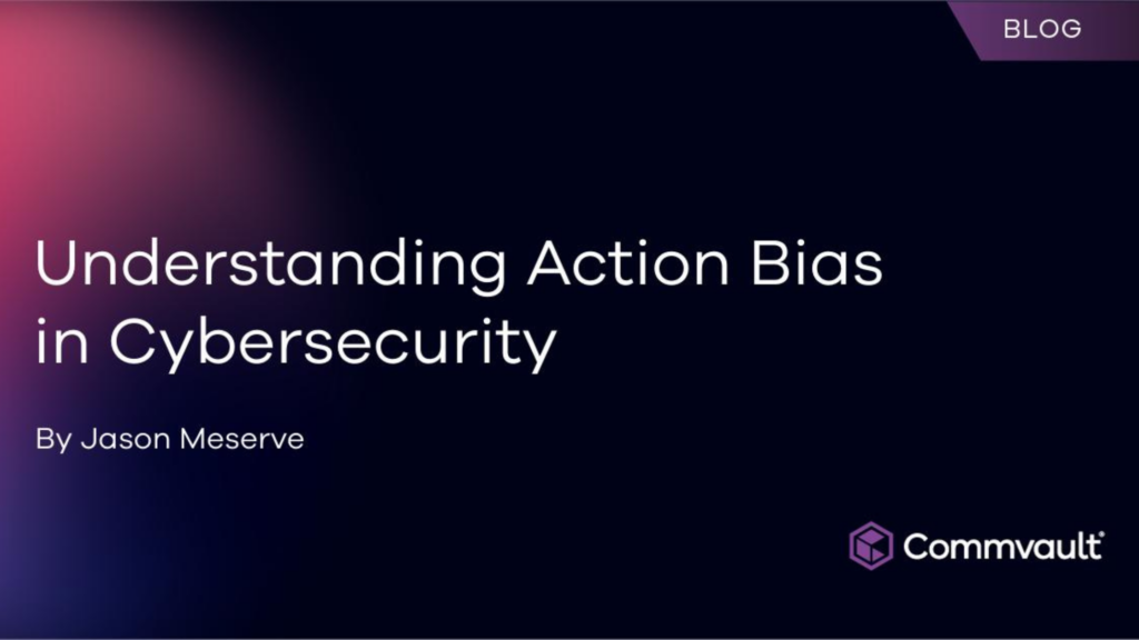 Understanding Action Bias in Cybersecurity