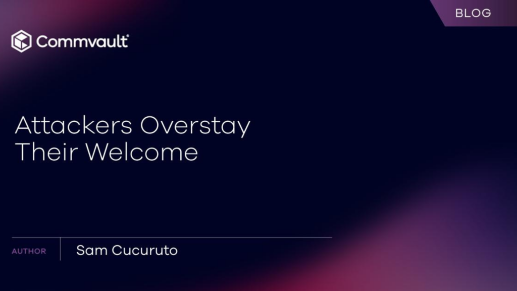 Attackers Overstay Their Welcome | Blog